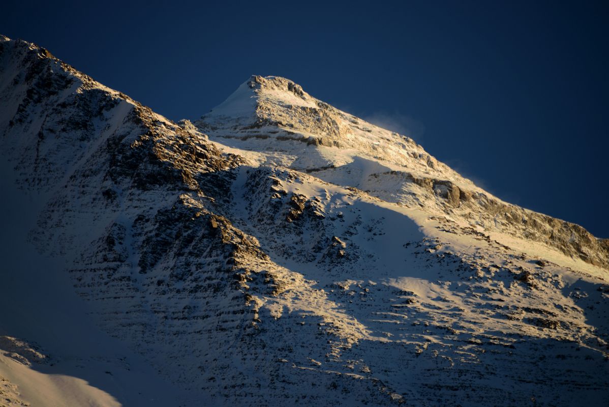 08 Sunset On Mount Everest North Face Close Up From Mount Everest North Face Advanced Base Camp 6400m In Tibet